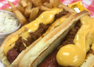 Picture of 2 Nathans Chili Cheese Dogs